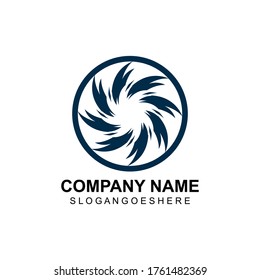 Vortex circle logo and symbols template icons app