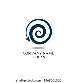 Vortex circle logo and symbols template icons app