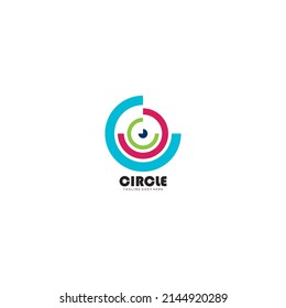 vortex circle logo and symbols,icon design template.