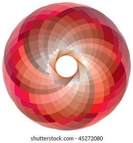 vortex color palette, abstract art illustration