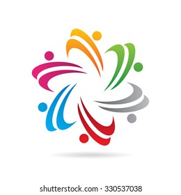 Vortex Community Icon Logo Template