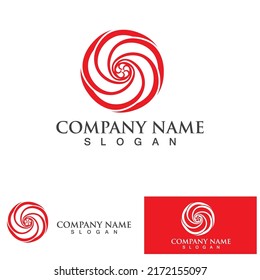Vortex fireball logo and symbol vector