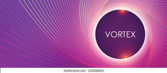 vortex flow of colorful lines coming together colorful abstract background