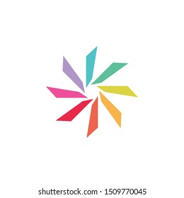 Vortex graphic design template vector isolated illustration