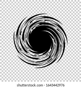 vortex icon flat vector on transparent background