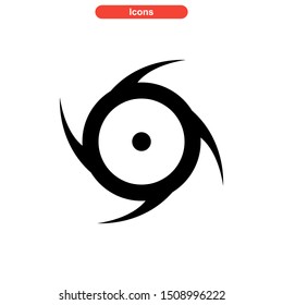 vortex icon isolated sign symbol vector illustration - High quality colored vector icons
