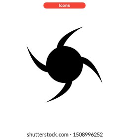 vortex icon isolated sign symbol vector illustration - High quality colored vector icons
