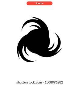 vortex icon isolated sign symbol vector illustration - High quality colored vector icons
