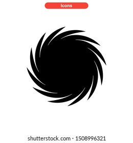 vortex icon isolated sign symbol vector illustration - High quality colored vector icons
