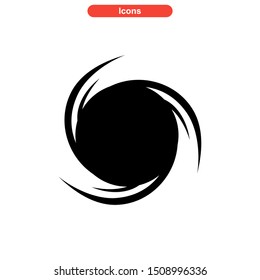 vortex icon isolated sign symbol vector illustration - High quality colored vector icons
