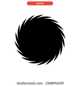 vortex icon isolated sign symbol vector illustration - High quality colored vector icons
