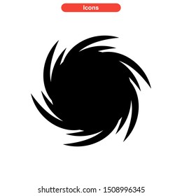 vortex icon isolated sign symbol vector illustration - High quality colored vector icons
