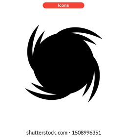 vortex icon isolated sign symbol vector illustration - High quality colored vector icons
