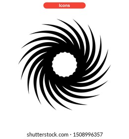 vortex icon isolated sign symbol vector illustration - High quality colored vector icons
