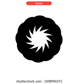 vortex icon isolated sign symbol vector illustration - High quality colored vector icons
