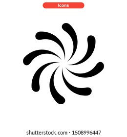 vortex icon isolated sign symbol vector illustration - High quality colored vector icons
