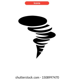 vortex icon isolated sign symbol vector illustration - high quality black style vector icons
