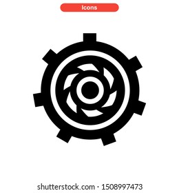 vortex icon isolated sign symbol vector illustration - high quality black style vector icons
