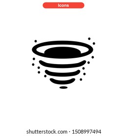 vortex icon isolated sign symbol vector illustration - high quality black style vector icons
