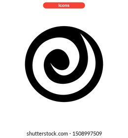 vortex icon isolated sign symbol vector illustration - high quality black style vector icons
