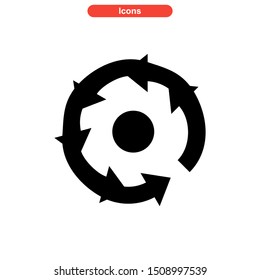 vortex icon isolated sign symbol vector illustration - high quality black style vector icons

