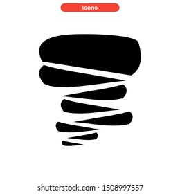vortex icon isolated sign symbol vector illustration - high quality black style vector icons
