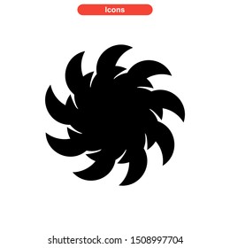 vortex icon isolated sign symbol vector illustration - high quality black style vector icons

