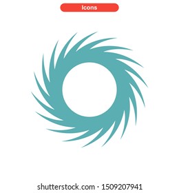vortex icon isolated sign symbol vector illustration - High quality colored vector icons

