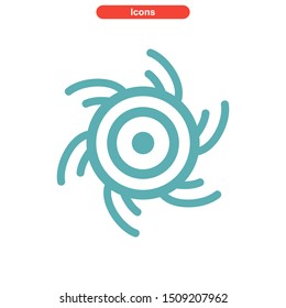 vortex icon isolated sign symbol vector illustration - High quality colored vector icons
