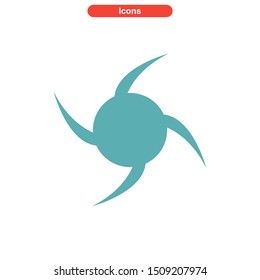 vortex icon isolated sign symbol vector illustration - High quality colored vector icons
