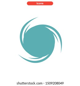 vortex icon isolated sign symbol vector illustration - High quality colored vector icons
