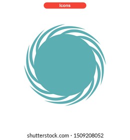 vortex icon isolated sign symbol vector illustration - High quality colored vector icons
