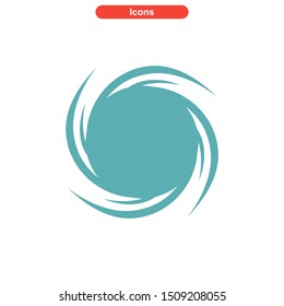 vortex icon isolated sign symbol vector illustration - High quality colored vector icons
