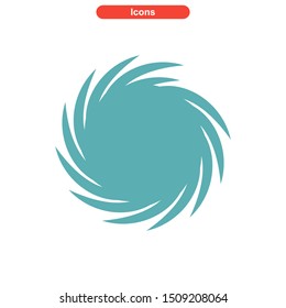 vortex icon isolated sign symbol vector illustration - High quality colored vector icons

