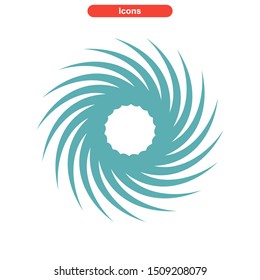 vortex icon isolated sign symbol vector illustration - High quality colored vector icons
