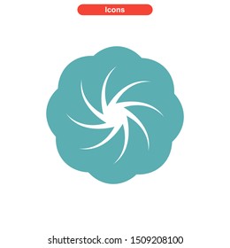 vortex icon isolated sign symbol vector illustration - High quality colored vector icons
