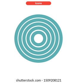 vortex icon isolated sign symbol vector illustration - High quality colored vector icons
