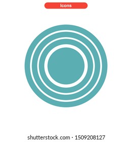 vortex icon isolated sign symbol vector illustration - High quality colored vector icons
