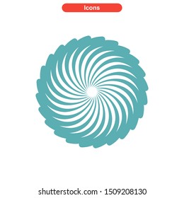 vortex icon isolated sign symbol vector illustration - High quality colored vector icons
