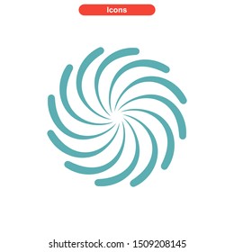 vortex icon isolated sign symbol vector illustration - High quality colored vector icons
