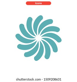 vortex icon isolated sign symbol vector illustration - High quality colored vector icons

