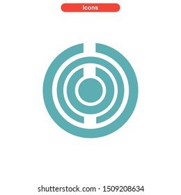 vortex icon isolated sign symbol vector illustration - High quality colored vector icons
