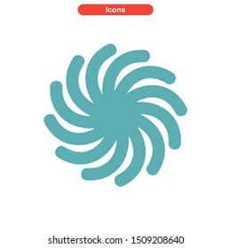 vortex icon isolated sign symbol vector illustration - High quality colored vector icons
