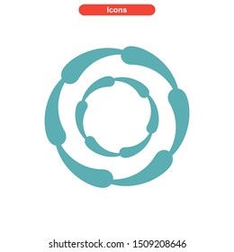 vortex icon isolated sign symbol vector illustration - High quality colored vector icons
