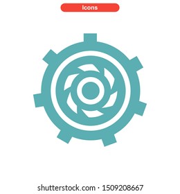 vortex icon isolated sign symbol vector illustration - High quality colored vector icons
