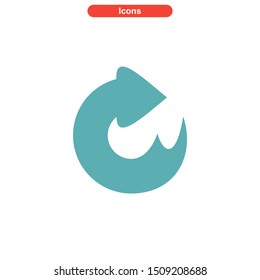 vortex icon isolated sign symbol vector illustration - High quality colored vector icons
