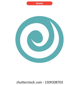 vortex icon isolated sign symbol vector illustration - High quality colored vector icons
