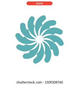 vortex icon isolated sign symbol vector illustration - High quality colored vector icons
