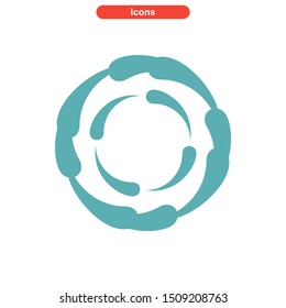 vortex icon isolated sign symbol vector illustration - High quality colored vector icons
