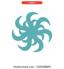 vortex icon isolated sign symbol vector illustration - High quality colored vector icons
